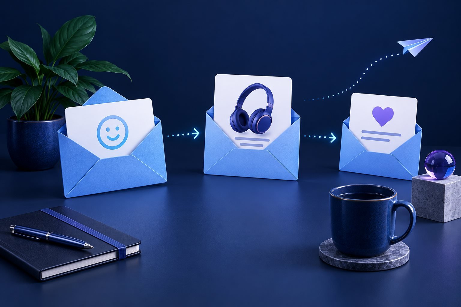 رسائل ترحيب وعروض مخصصة وتواصل بريدي مستمر