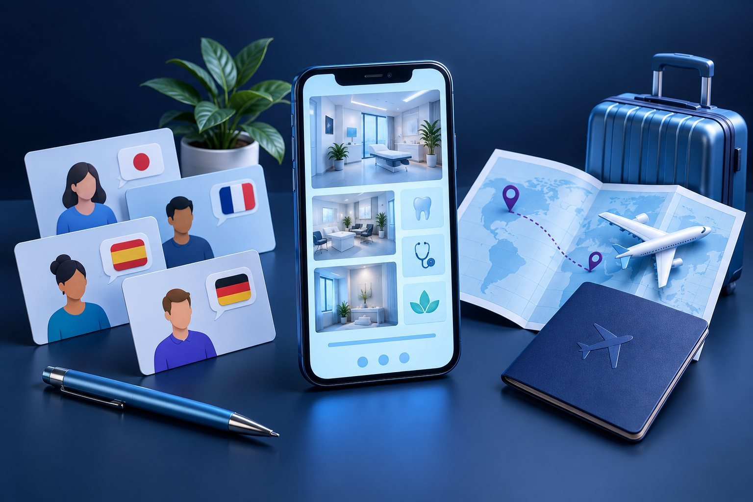Promoting healthcare services to an international audience