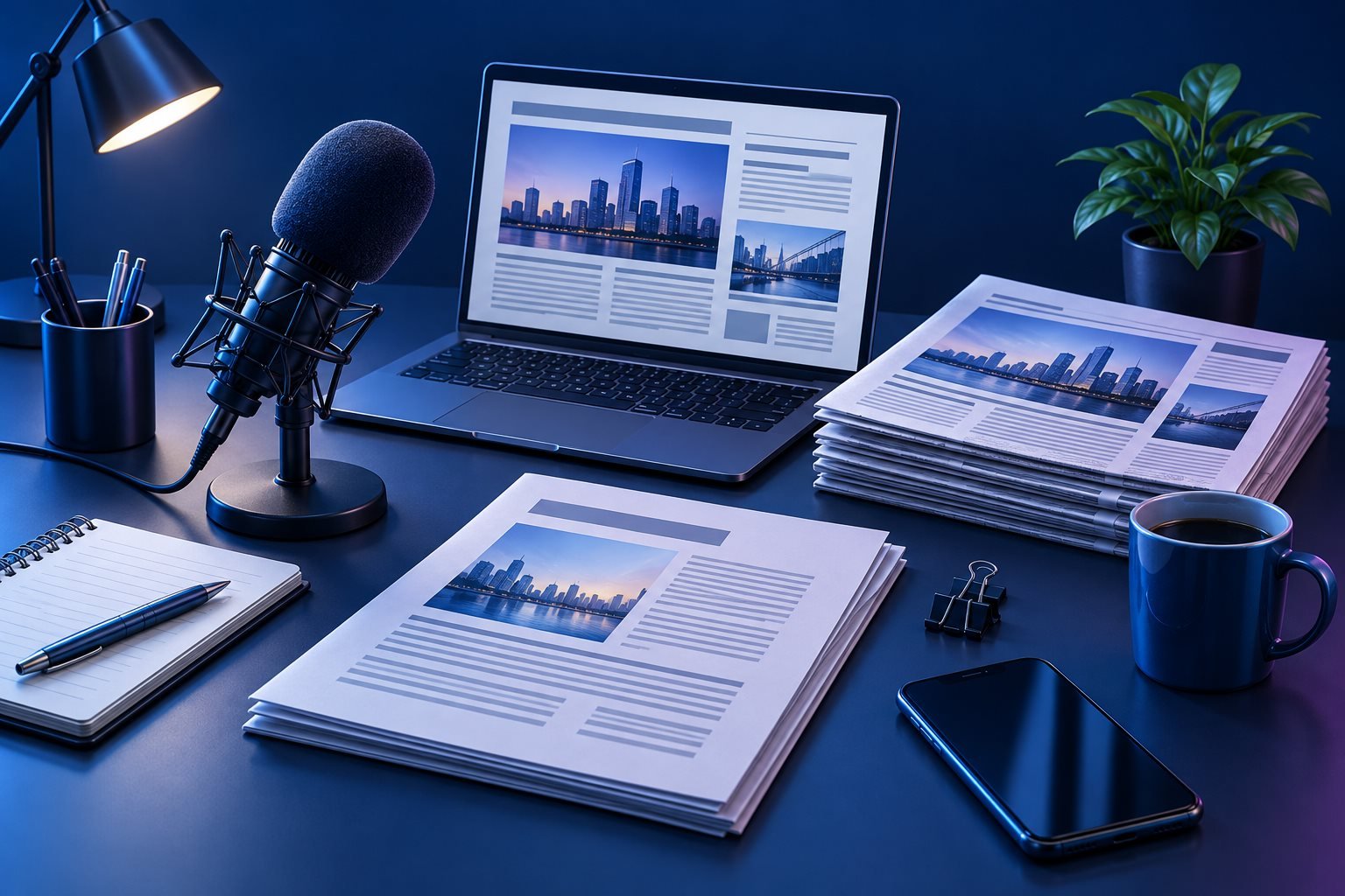 Editing company news and preparing it for media