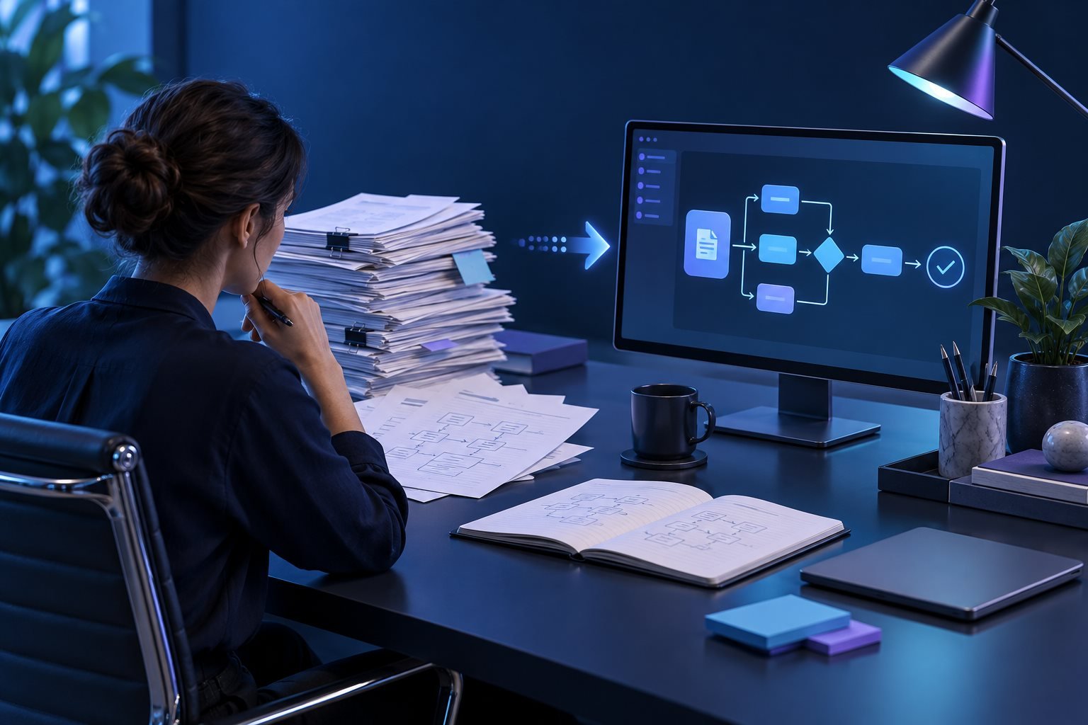 Identifying business processes to automate