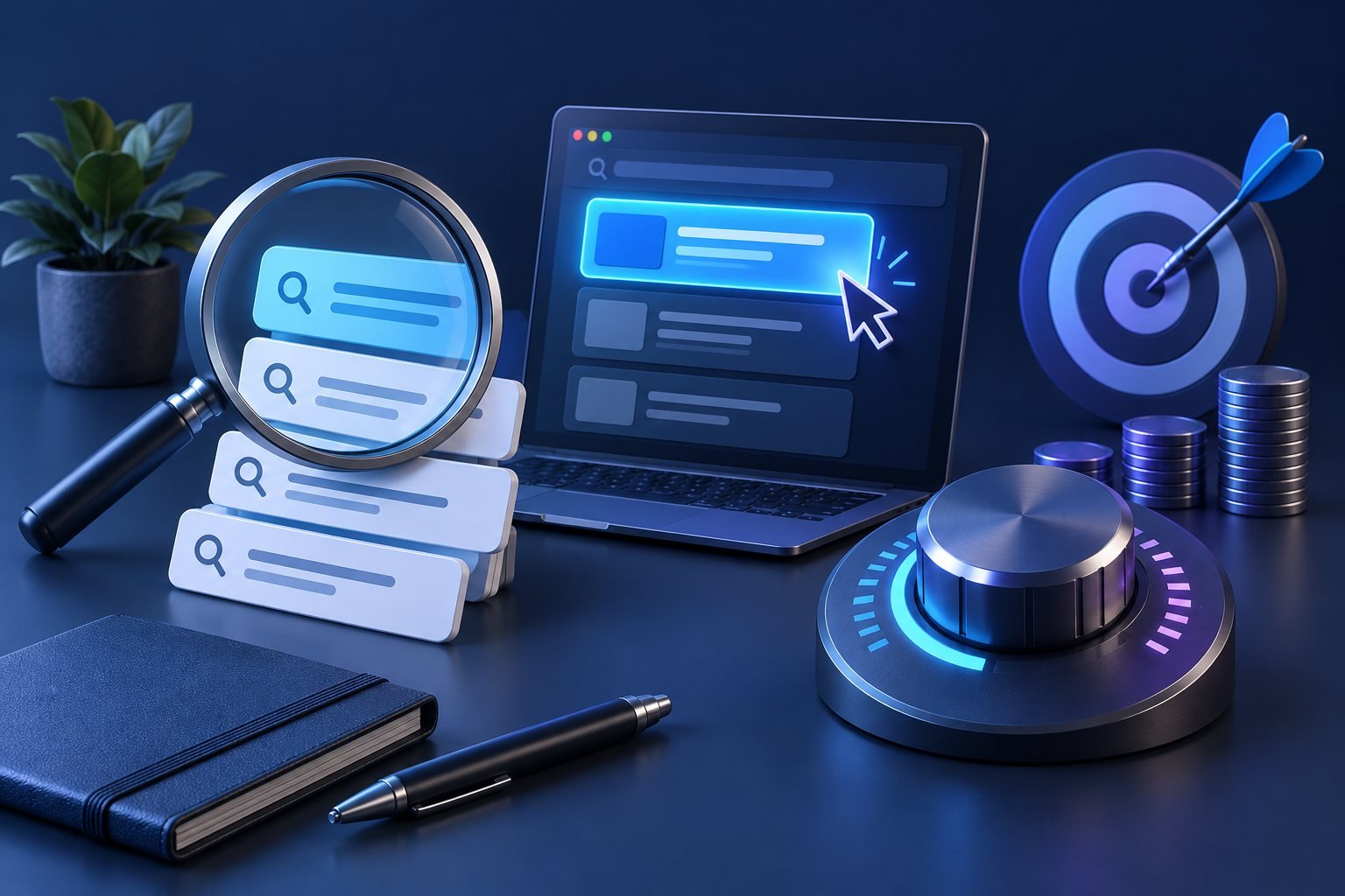 بحث الكلمات المفتاحية وتخطيط ميزانية الإعلان